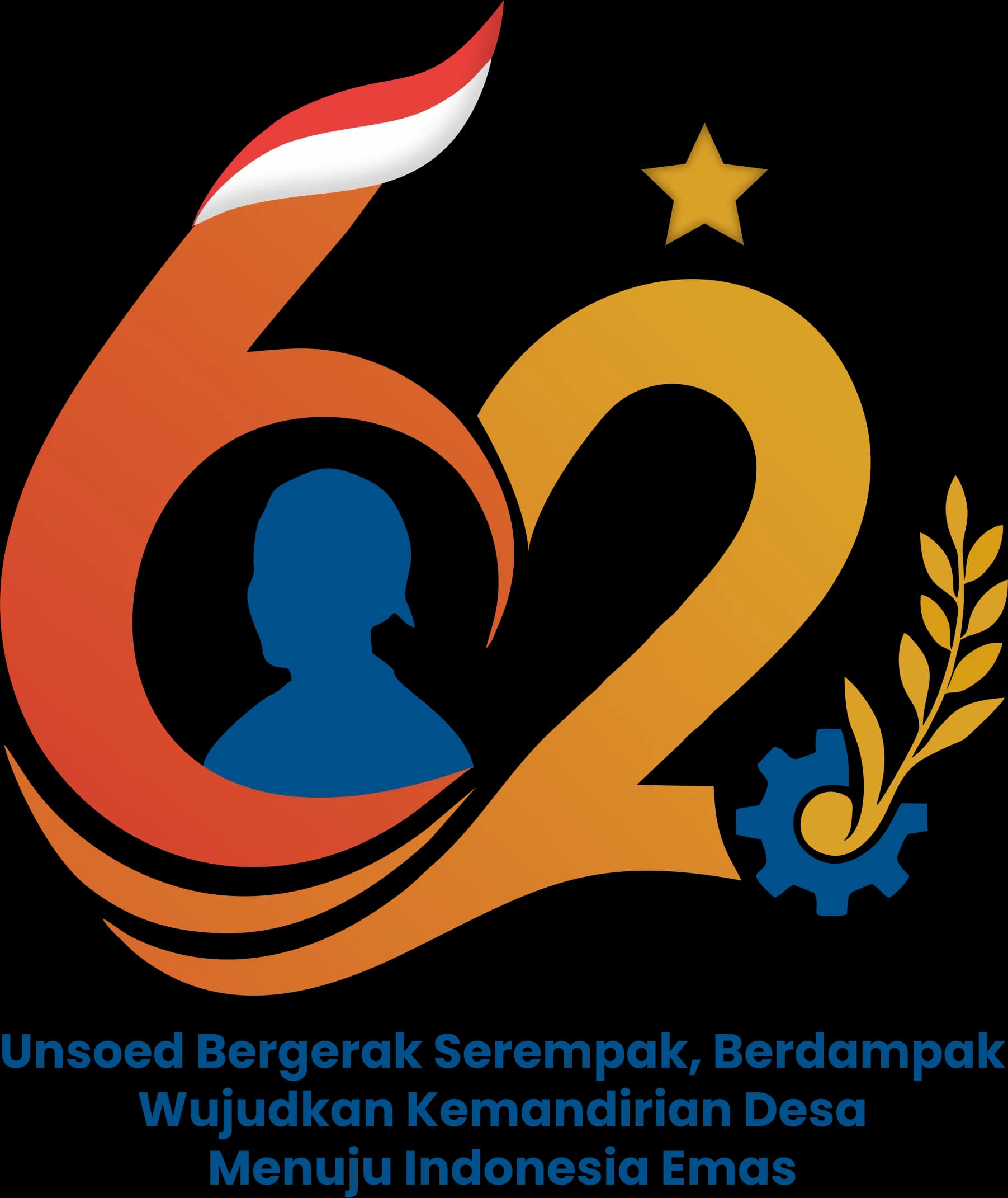 Logo Resmi Dies Natalis ke-62 Universitas Jenderal Soedirman