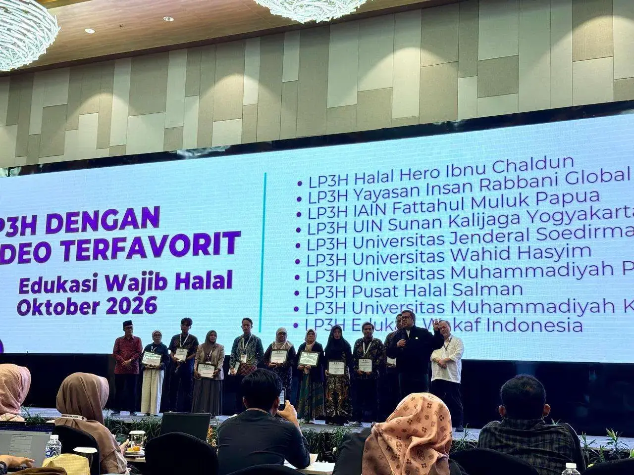 Halal Center Unsoed Raih Penghargaan di Rakornas LPPH