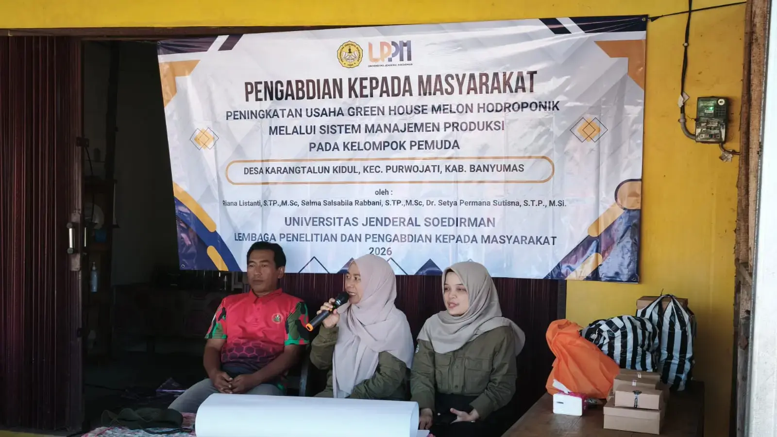 Berbasis Aset Lokal, Unsoed Dampingi Pemuda Tani Tingkatkan Manajemen Produksi Melon Hidroponik