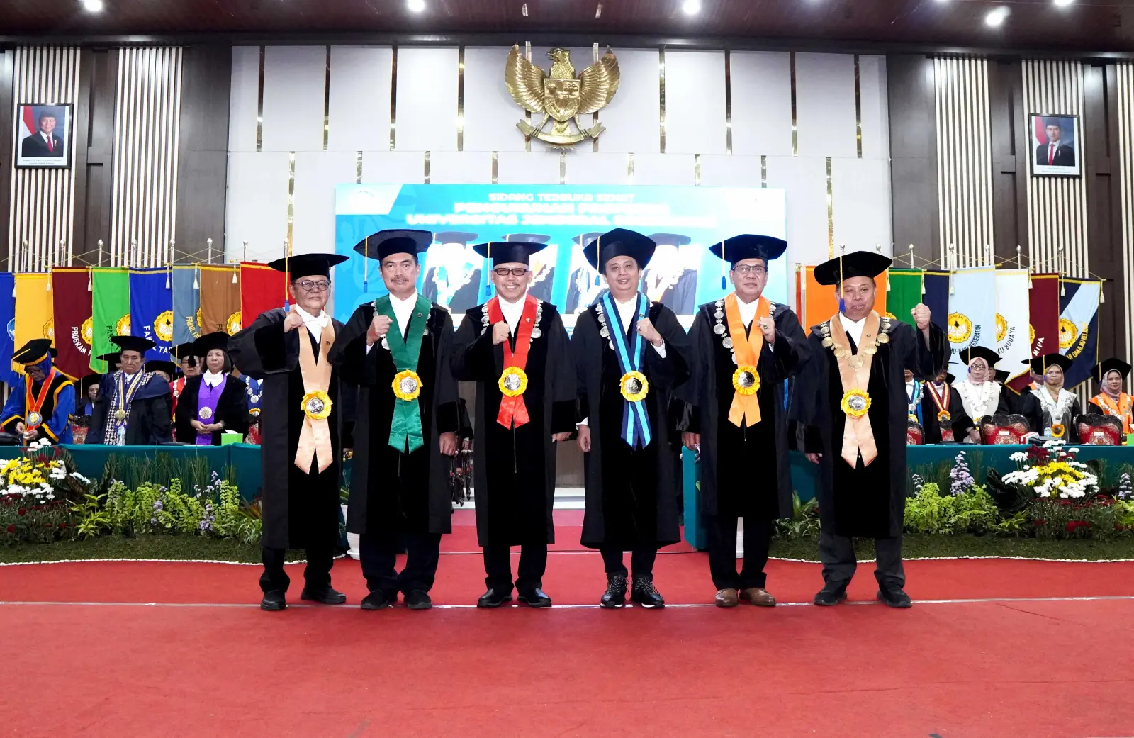 Para Wakil Rektor UNSOED Dikukuhkan Sebagai Profesor