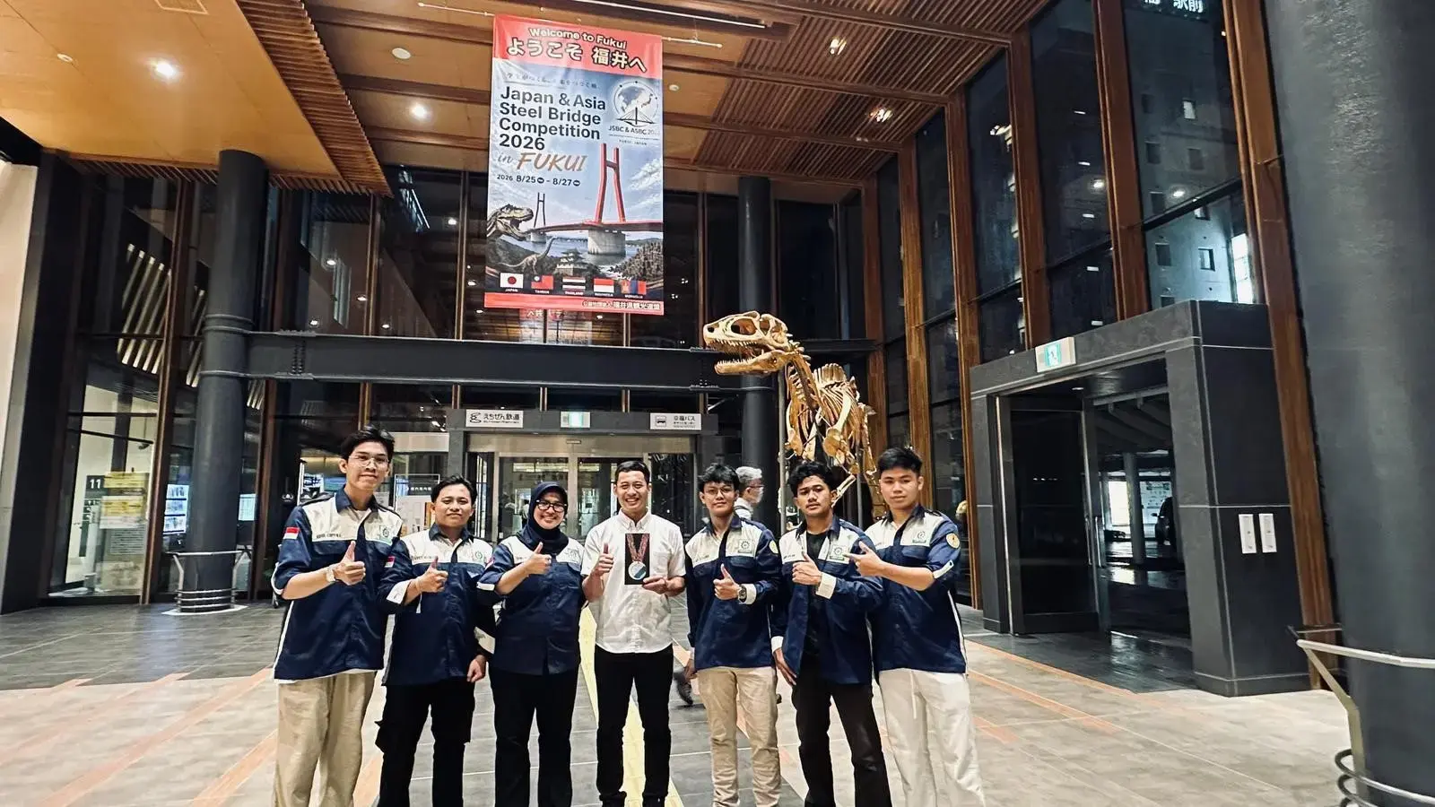 Mahasiswa Teknik Sipil Unsoed Raih Juara 4 Asian Bridge Competition 2026 di Jepang