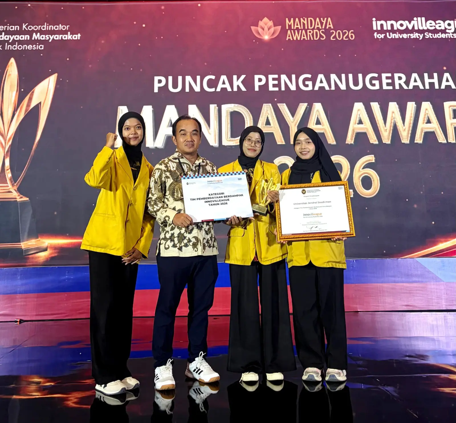 Tim Maggot Preneur Unsoed Raih Penghargaan Tim Pemberdayaan Berdampak di Innovilleague 2026