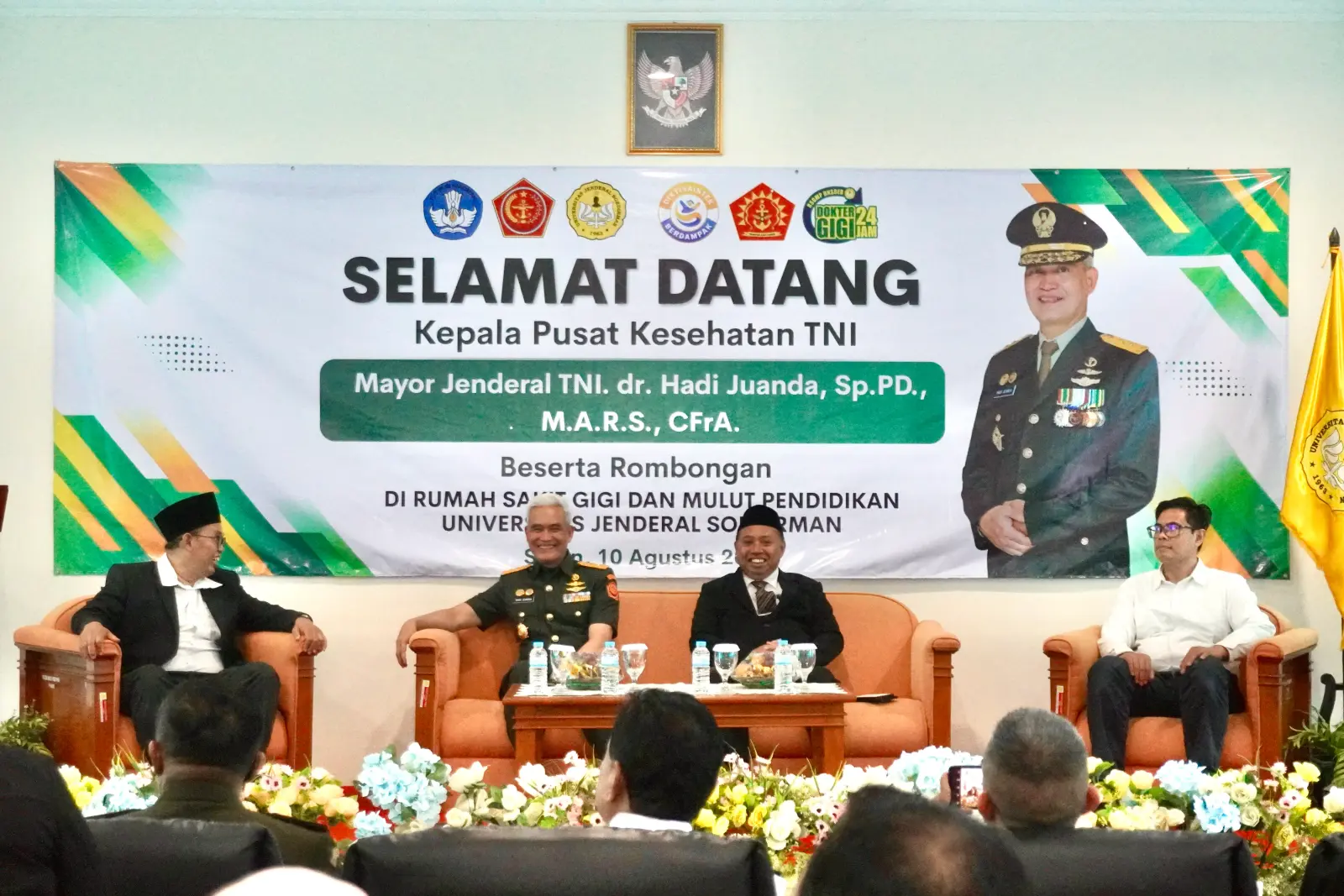 Kapuskes TNI Kunjungi RSGM Unsoed, Bahas Penguatan Kerja Sama Bidang Kesehatan