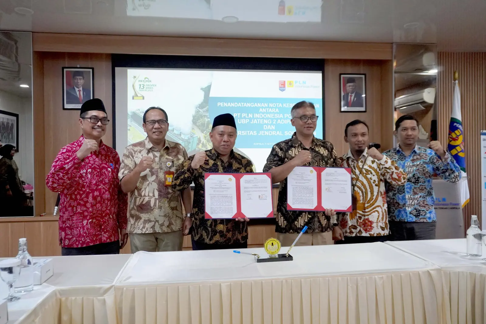 Jalin Kolaborasi Dengan Dunia Industri, UNSOED Tandatangani MoU dengan PT. PLN Indonesia Power Adipala