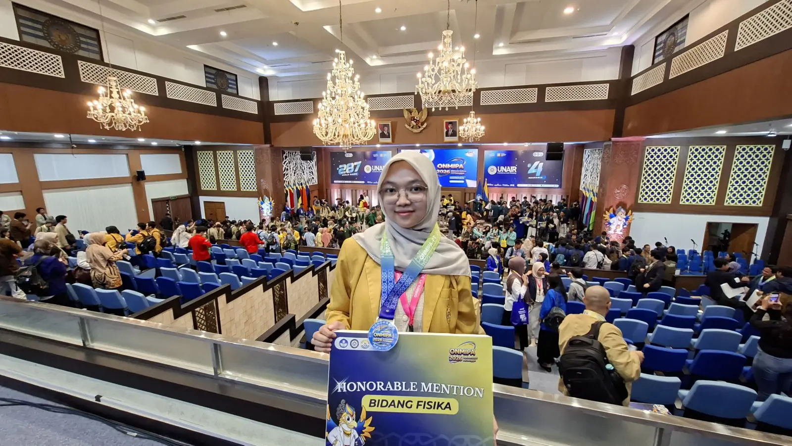 MAHASISWA UNSOED RAIH JUARA HARAPAN 1 BIDANG FISIKA PADA ONMIPA NASIONAL 2026