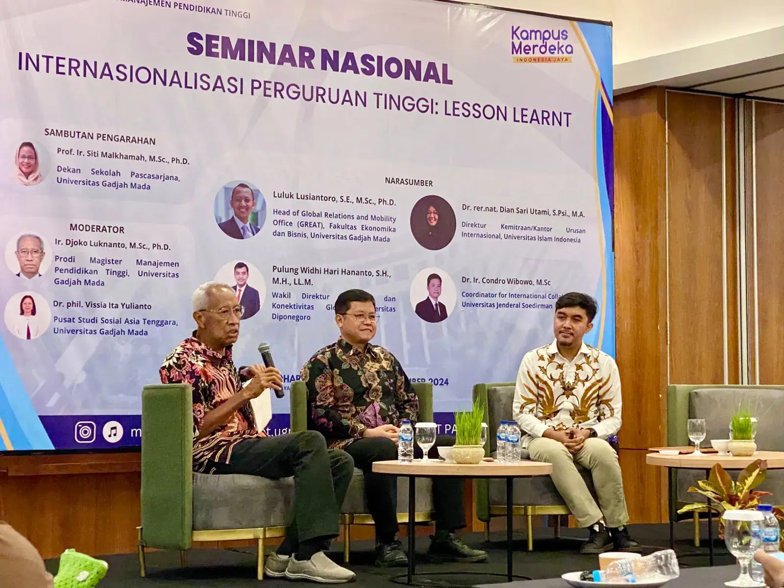 Condro Wibowo, Ph.D. Berbagi Pengalaman Tentang Internasionalisasi Perguruan Tinggi di Forum Seminar Nasional