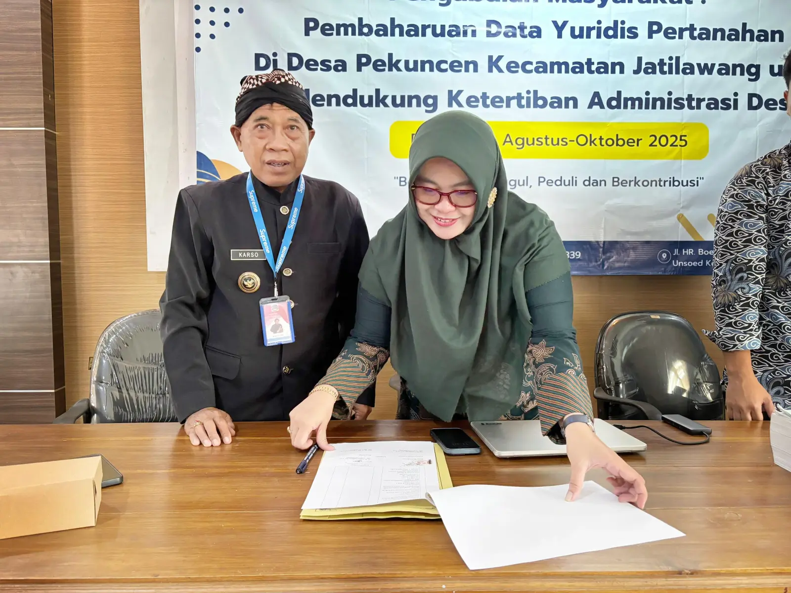 Cegah Sengketa Tanah, Unsoed Dampingi Digitalisasi Administrasi Pertanahan di Desa Pekuncen