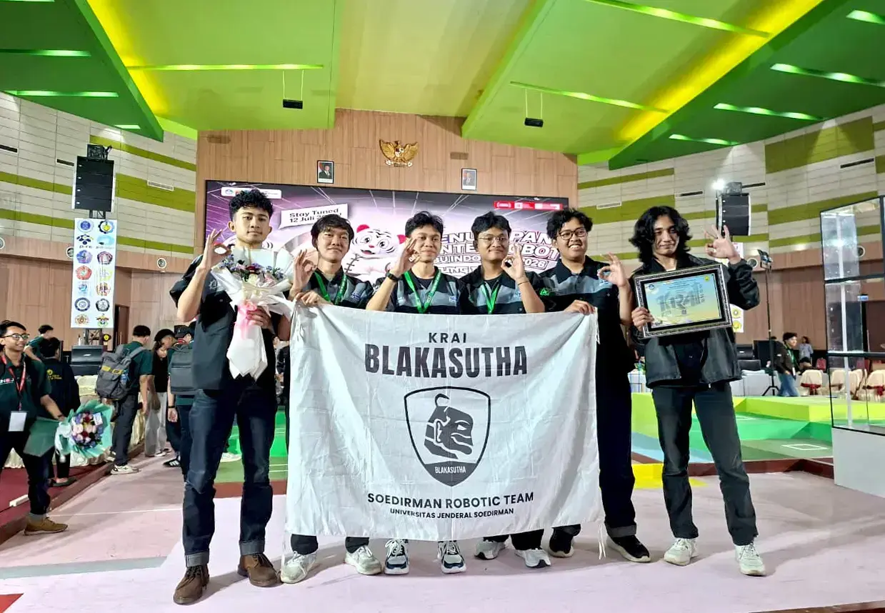 Soedirman Robotic Team Achieves National Recognition at KRAI 2026, Showcasing Student Technological Excellence