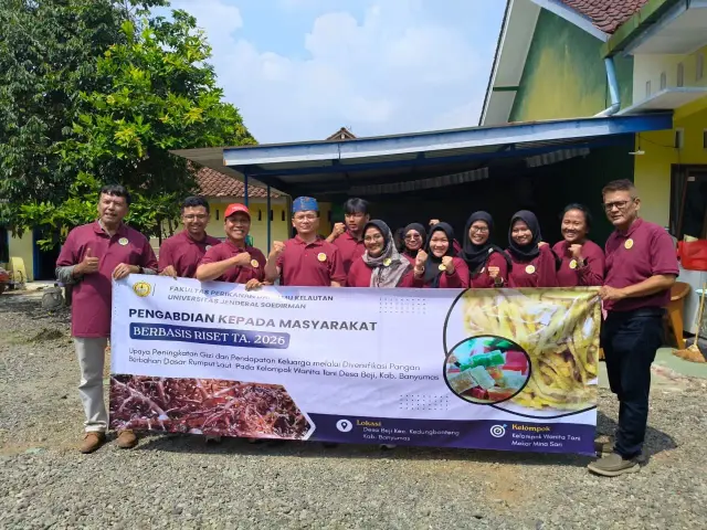FPIK Unsoed Dorong Diversifikasi Olahan Rumput Laut untuk Tingkatkan Gizi dan Pendapatan KWT Desa Beji