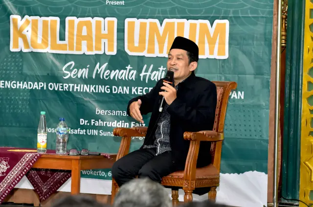 Dr. Fahruddin Faiz Hadir di Unsoed, Bahas Seni Menata Hati dan Menghadapi Kecemasan Masa Depan