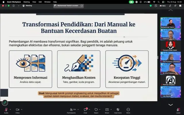 Akselerasi Transformasi Digital, Faperta Unsoed Bahas Pemanfaatan AI untuk Tri Dharma