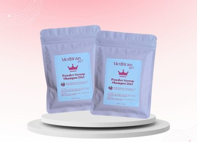 novasi Powder Serum Shampoo Medbran-Pro Buah Parijoto dan Minyak Bekatul Upaya Mencegah Alopecia