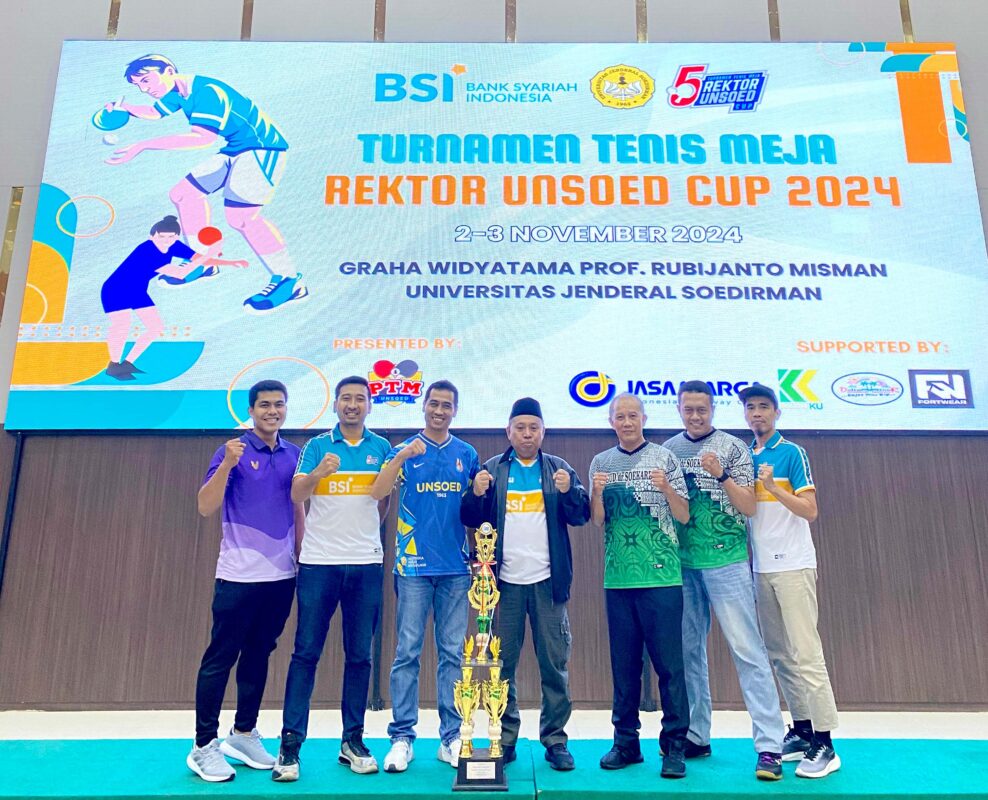 UNSOED Gelar Tenis Meja Rektor Cup ke-5