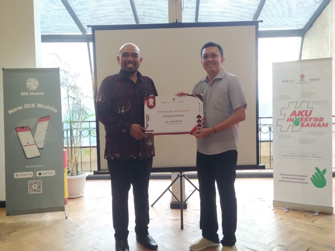 Galeri Investasi UNSOED Raih Penghargaan Award Galeri Inovasi 2024 dari BEI