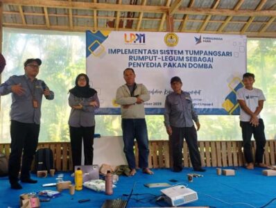 Pemaparan penyediaan pakan berkualitas oleh tim Fapet Unsoed