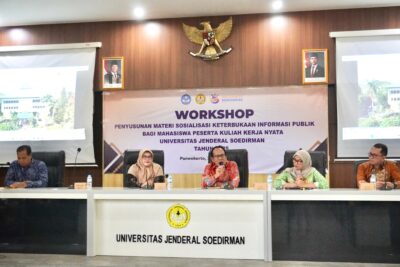 Unsoed Bekali Mahasiswa KKN dengan Literasi Keterbukaan Informasi Demi Wujudkan Desa Transparan