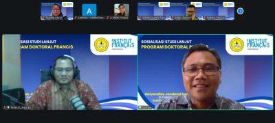UNSOED–IFI Sosialisasikan Peluang Studi Doktoral di Prancis, Diikuti Peserta dari 19 Lembaga