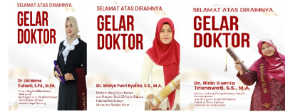 FIB UNSOED Lahirkan TigaFIB UNSOED Lahirkan Tiga Doktor Baru di awal tahun 2026, Perkuat Kiprah Akademik di Tingkat Nasional Doktor Baru di awal tahun 2026, Perkuat Kiprah Akademik di Tingkat Nasional