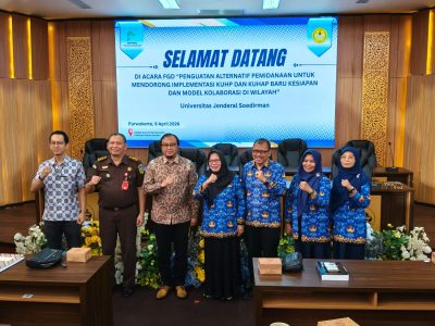 Unsoed Dorong Implementasi KUHAP Baru Lewat Workshop Penguatan Alternatif Pemidanaan